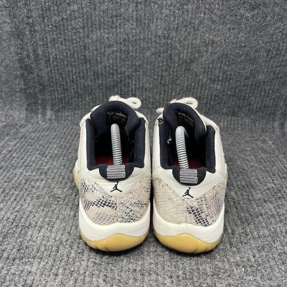Nike Air Jordan 11 Low Retro Snakeskin Light Bone Women’s 8.5 (7Y) CD6847-002 - Picture 4 of 9